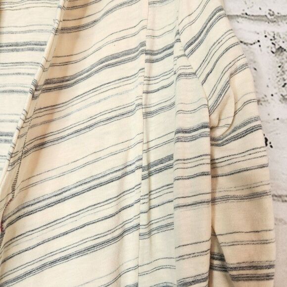 SATURDAY SUNDAY Anthropologie Cardigan Striped Open Long Sleeve Size Medium - Picture 11 of 15